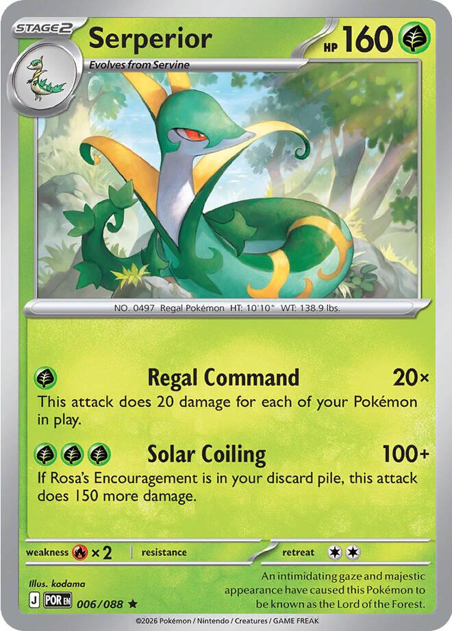 Perfect Order Serperior [Holo] Pokémon card